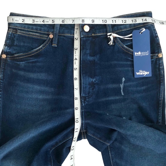 Wrangler Wild West 603 High Rise Straight Jeans Size 28 NEW - Picture 12 of 13